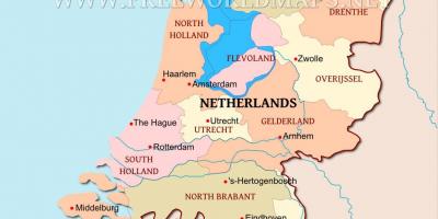 Nyderlandai žemėlapyje